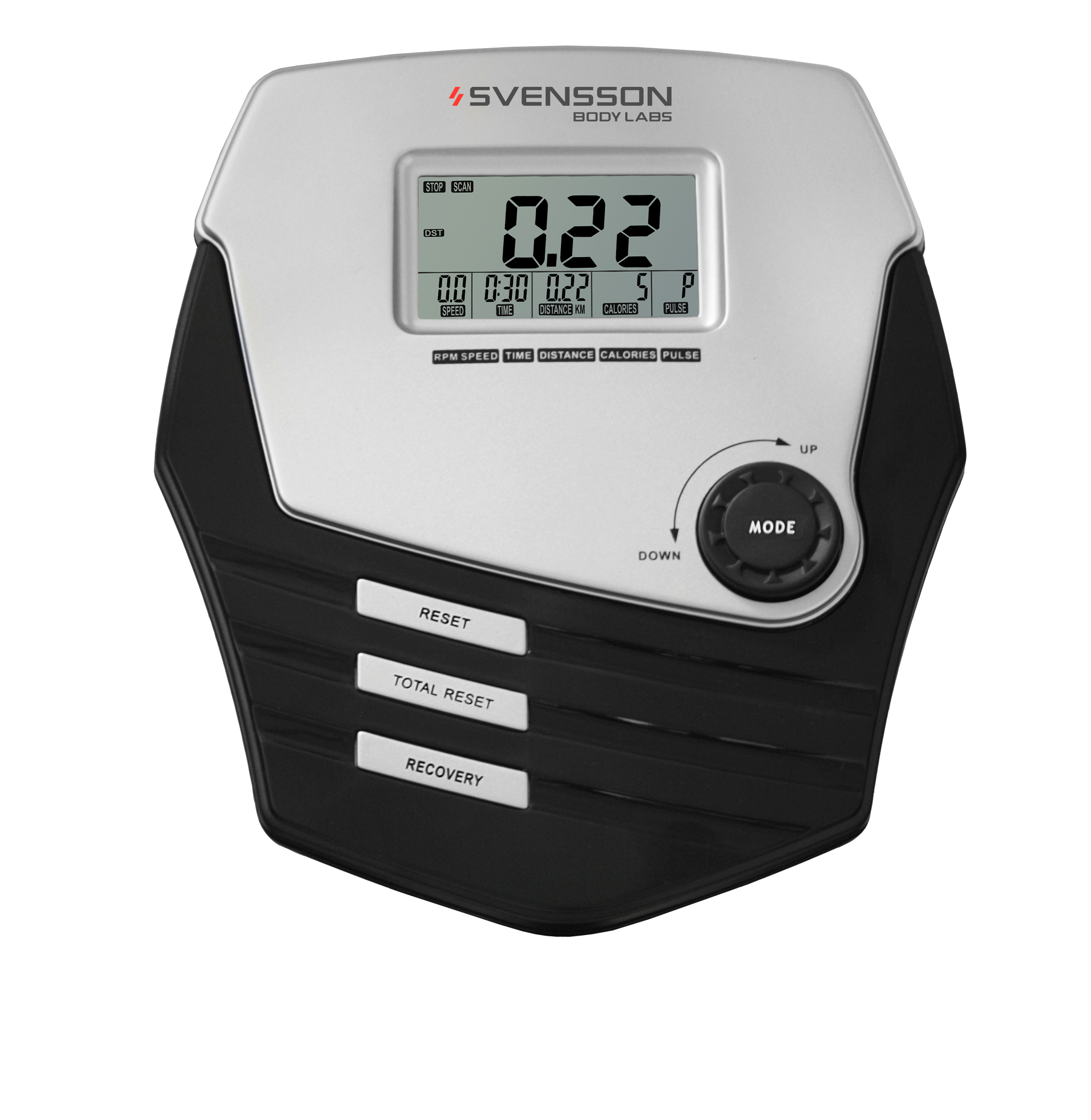 SVENSSON BODY LABS CROSSLINE BHM Велотренажер домашний - Черно-белый LCD-дисплей диагональю 9 см