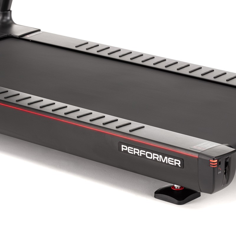 Беговая дорожка профессиональная SVENSSON INDUSTRIAL PERFORMER - ПРОРЕЗИНЕННЫЕ МЕТАЛЛИЧЕСКИЕ НАПРАВЛЯЮЩИЕ С ЯРКОЙ ПОДСВЕТКОЙ 